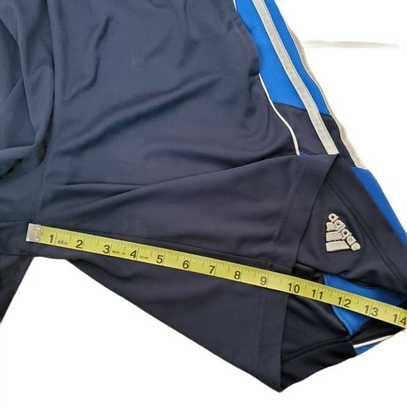 Adidas Mens Navy Blue White 3 Stripe Size Small Basketball Shorts 10" Inseam - Picture 12 of 12